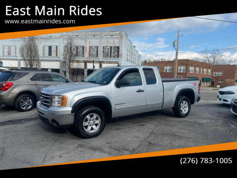 2013 GMC Sierra 1500 for sale at East Main Rides in Marion VA
