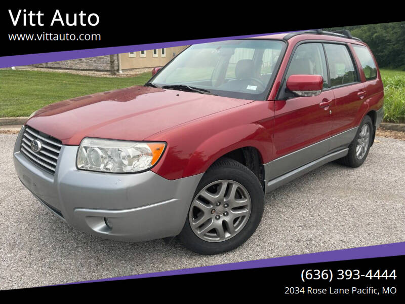 2007 Subaru Forester for sale at Vitt Auto in Pacific MO