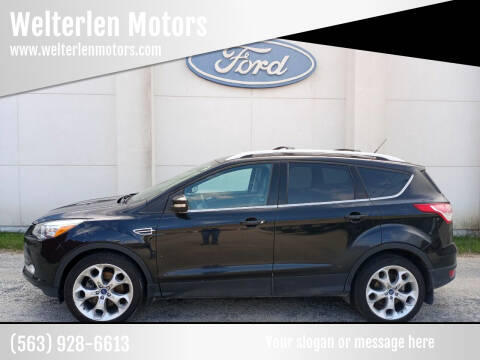 2013 Ford Escape for sale at Welterlen Motors in Edgewood IA