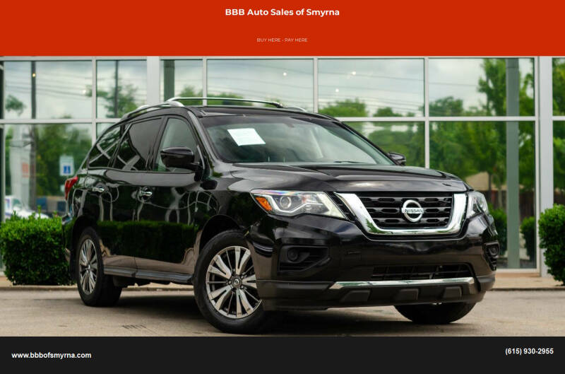 2018 Nissan Pathfinder for sale at BBB Auto Sales of Smyrna in Smyrna TN