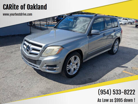 2015 Mercedes-Benz GLK for sale at CARite of Oakland in Oakland Park FL