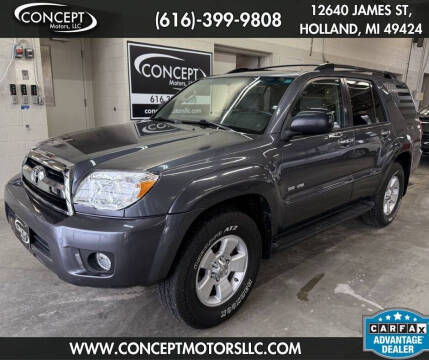 2007 Toyota 4Runner for sale at Concept Motors LLC in Holland MI