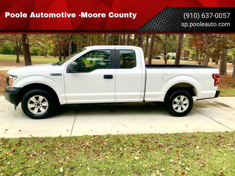 2019 Ford F-150 for sale at Poole Automotive in Laurinburg NC