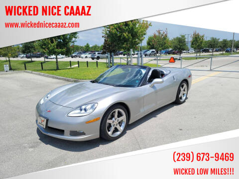 2006 Chevrolet Corvette for sale at WICKED NICE CAAAZ in Cape Coral FL