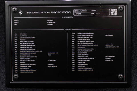 2025 Ferrari 296 GTS