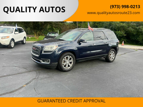 2015 GMC Acadia for sale at QUALITY AUTOS in Hamburg NJ