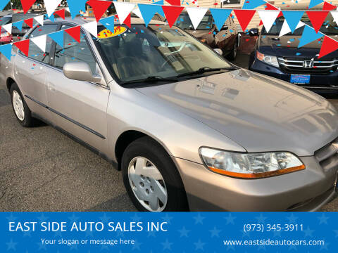 1999 Honda Accord for sale at EAST SIDE AUTO SALES INC in Paterson NJ
