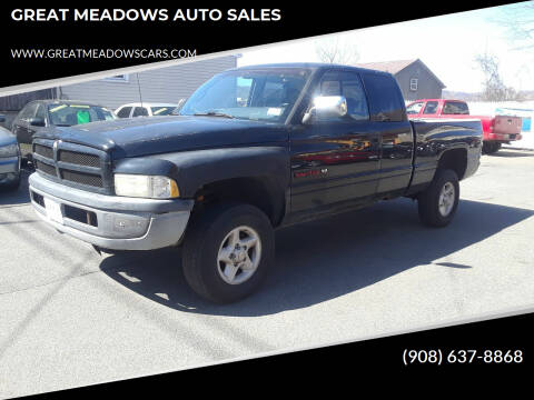 1997 Dodge Ram Pickup 1500 for sale at GREAT MEADOWS AUTO SALES in Great Meadows NJ