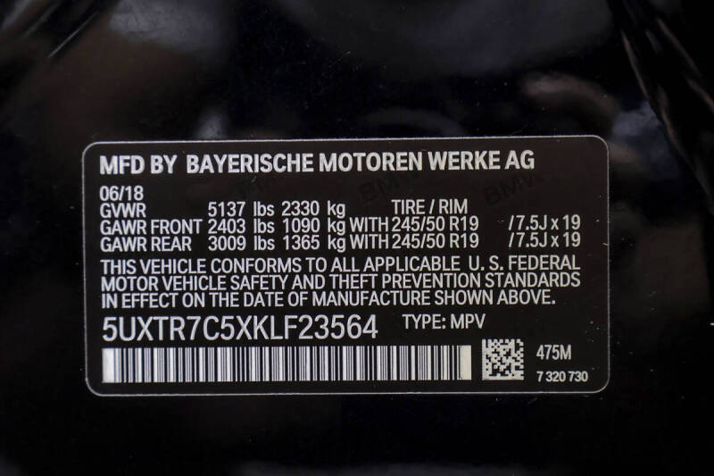 2019 BMW X3 sDrive30i