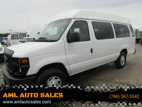 2010 Ford E-Series Wagon for sale at AML AUTO SALES - Passenger Vans in Opa-Locka FL