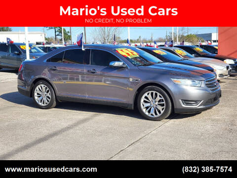 2014 Ford Taurus for sale at Mario's Used Cars in Houston TX