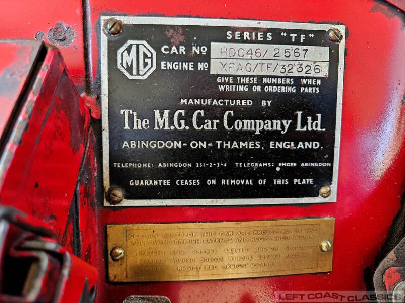 1954 MG TF