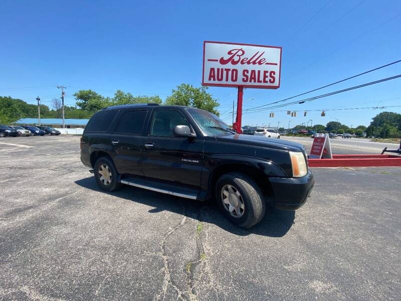 2002 Cadillac Escalade for sale at Belle Auto Sales in Elkhart IN