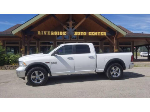 2014 RAM Ram Pickup 1500 for sale at RIVERSIDE AUTO CENTER in Bonners Ferry ID