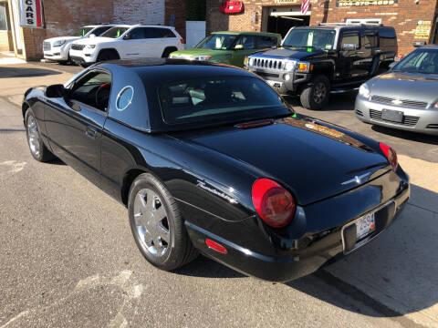 2002 Ford Thunderbird for sale at STEEL TOWN PRE OWNED AUTO SALES in Weirton WV