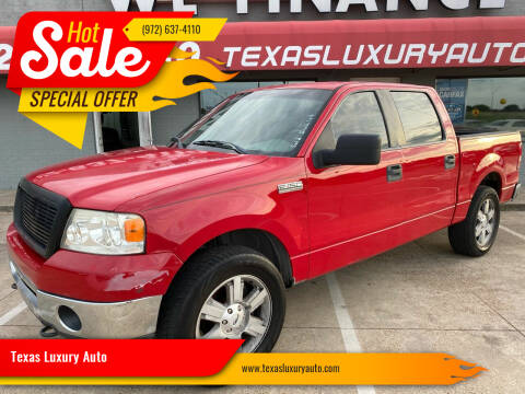 2008 Ford F-150 for sale at Texas Luxury Auto in Cedar Hill TX