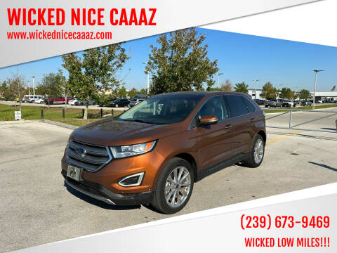 2017 Ford Edge for sale at WICKED NICE CAAAZ in Cape Coral FL