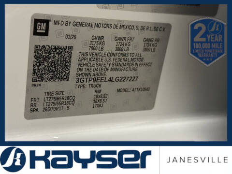 2020 GMC Sierra 1500