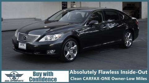 2010 Lexus LS 460 for sale at ASAL AUTOSPORTS in Corona CA