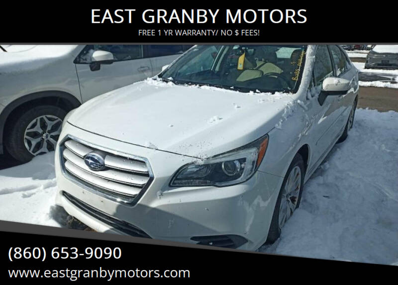 2017 Subaru Legacy for sale at EAST GRANBY MOTORS in East Granby CT
