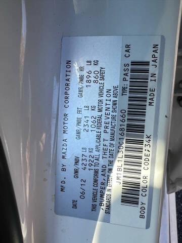 2012 Mazda MAZDASPEED3 Touring