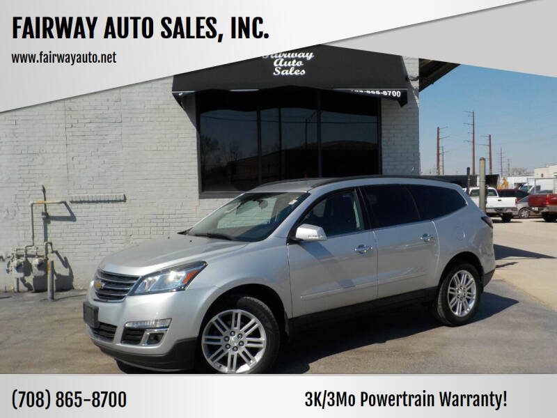 2015 Chevrolet Traverse for sale at FAIRWAY AUTO SALES, INC. in Melrose Park IL
