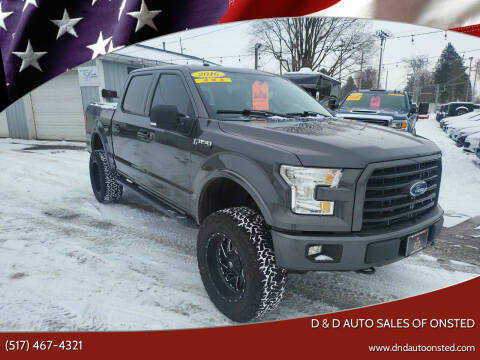 2016 Ford F-150 for sale at D & D Auto Sales Of Onsted in Onsted MI