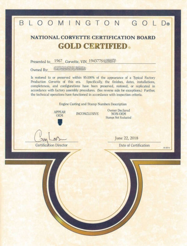 1967 Chevrolet Corvette