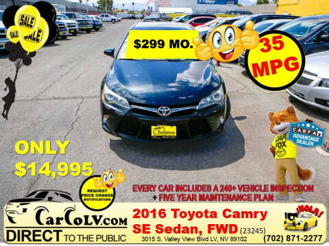 2016 Toyota Camry for sale at The Car Company in Las Vegas NV
