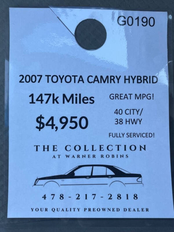 2007 Toyota Camry Hybrid