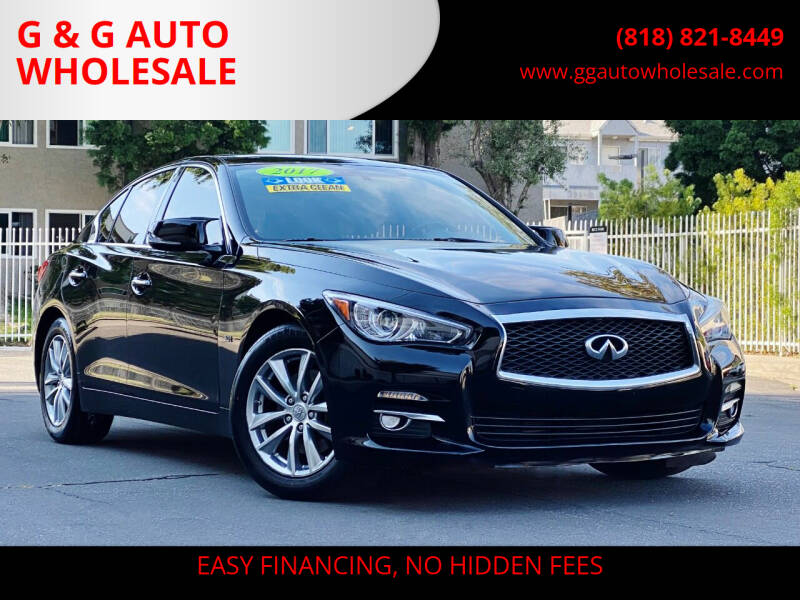 2017 Infiniti Q50 for sale at G & G AUTO WHOLESALE in North Hollywood CA