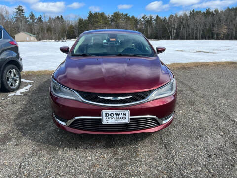 2015 Chrysler 200 for sale at DOW'S AUTO SALES in Palmyra ME