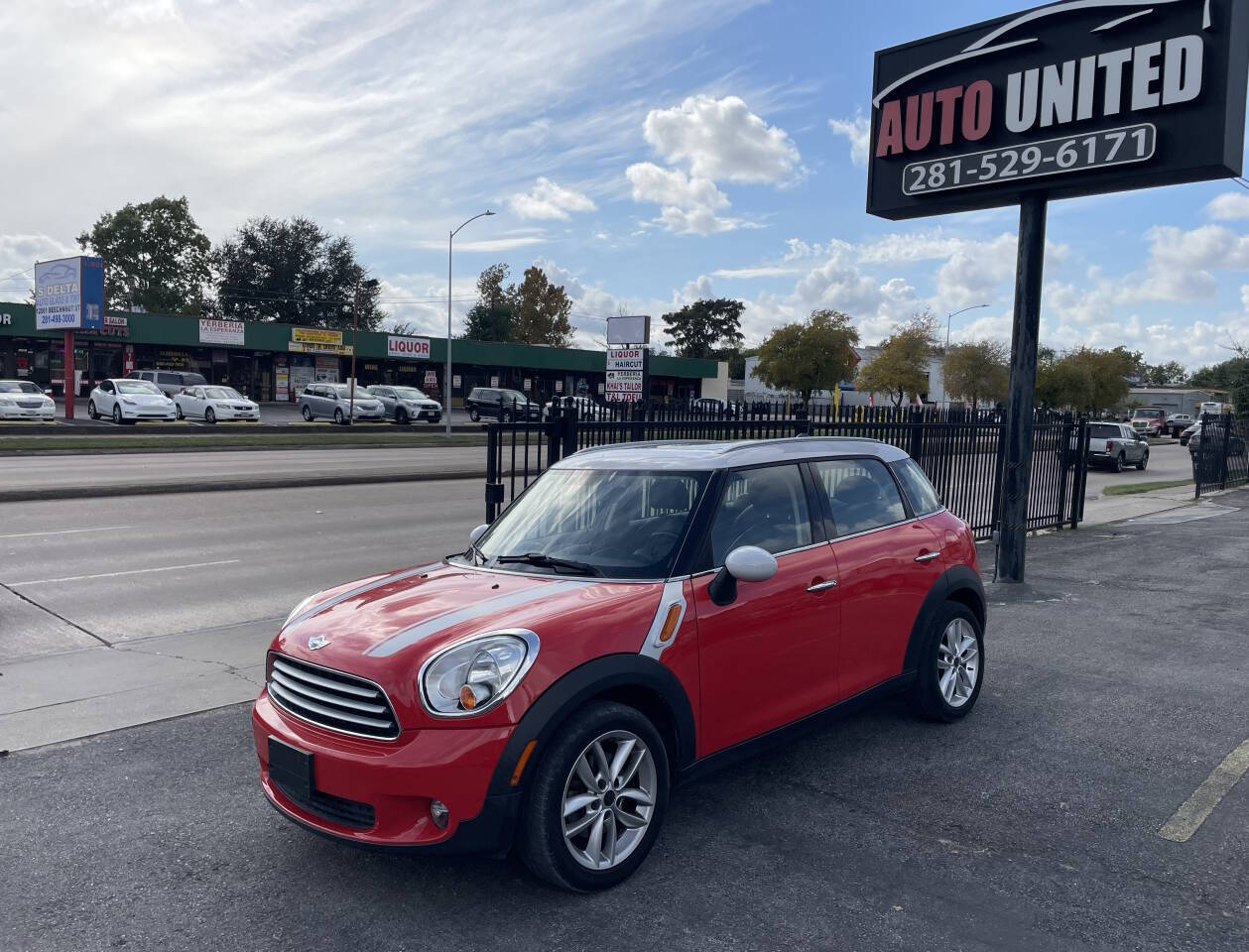 Red 2012 MINI Cooper Countryman Base Base 4dr Crossover 1