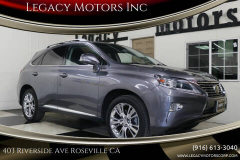 2014 Lexus RX 350 for sale at Legacy Motors Inc in Roseville CA