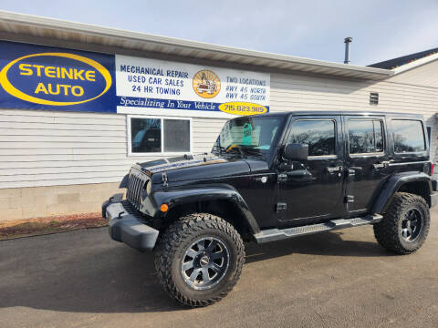 2015 Jeep Wrangler Unlimited for sale at STEINKE AUTO INC. in Clintonville WI