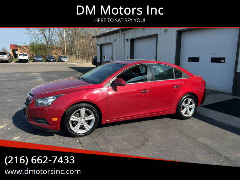 2012 Chevrolet Cruze for sale at DM Motors Inc in Maple Heights OH