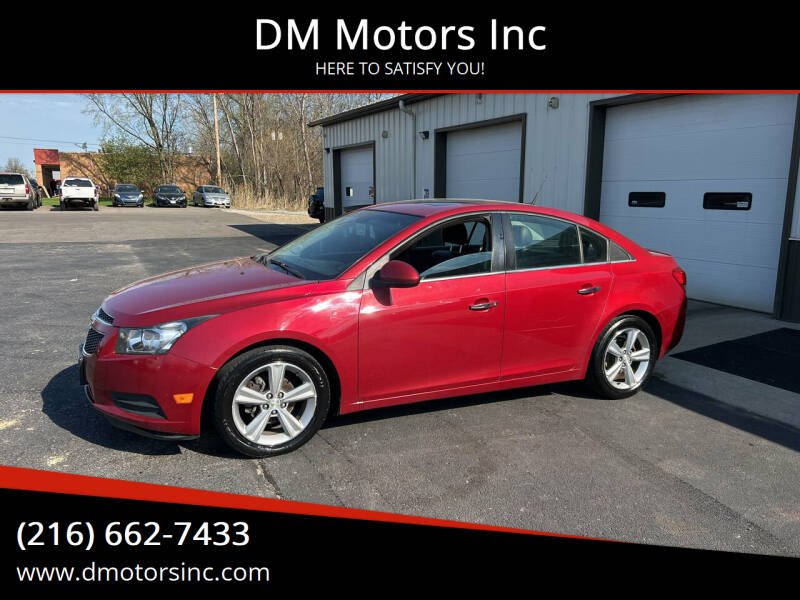 2012 Chevrolet Cruze for sale at DM Motors Inc in Maple Heights OH