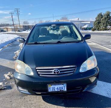 2004 Toyota Corolla for sale at J&L AUTO SALES in Chantilly VA