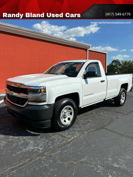 2017 Chevrolet Silverado 1500 for sale at Randy Bland Used Cars in Nevada MO