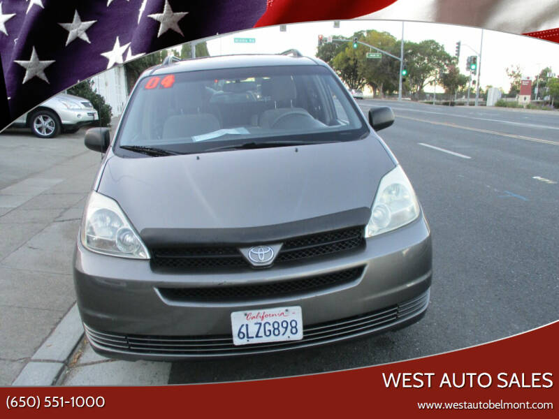 2004 Toyota Sienna for sale at West Auto Sales in Belmont CA