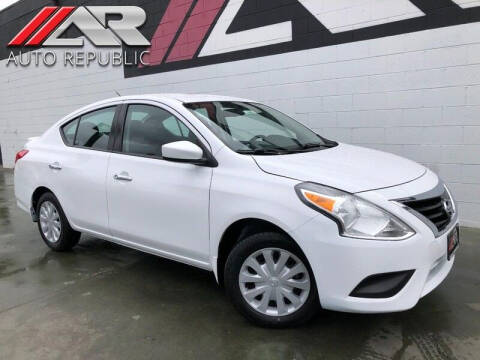 2018 Nissan Versa for sale at Auto Republic Fullerton in Fullerton CA