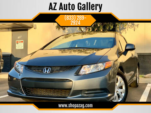2012 Honda Civic for sale at AZ Auto Gallery in Mesa AZ