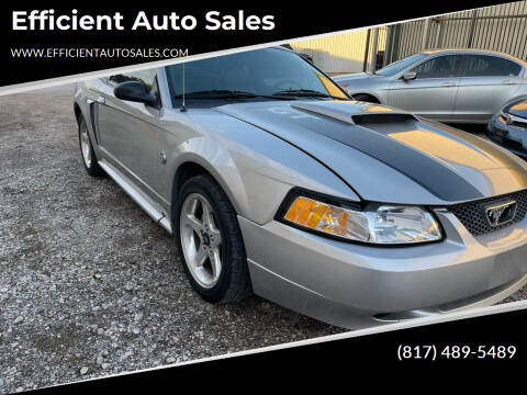 2004 Ford Mustang for sale at Efficient Auto Sales in Crowley TX