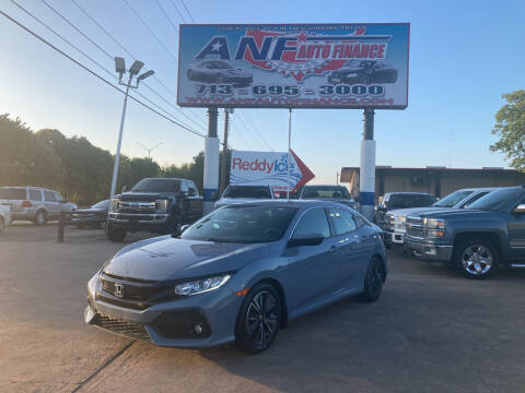 2019 Honda Civic for sale at ANF AUTO FINANCE in Houston TX
