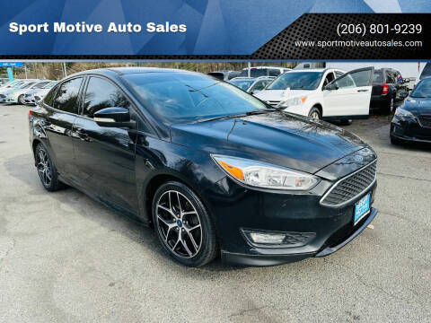 2016 Ford Focus for sale at Sport Motive Auto Sales in Seattle WA