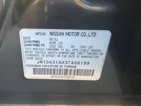 2003 Nissan Maxima GLE
