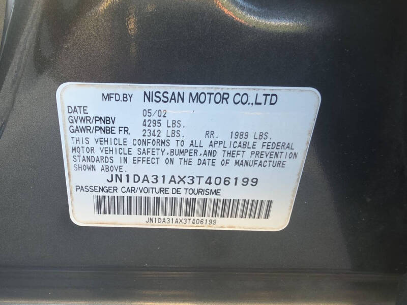 2003 Nissan Maxima GLE