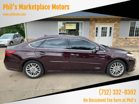 2016 Toyota Avalon Hybrid for sale at Phil's Marketplace Motors in Arnolds Park IA