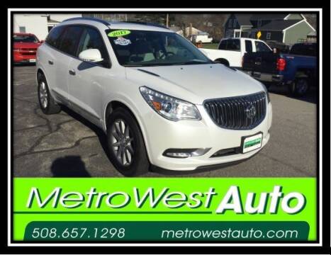 2017 Buick Enclave for sale at Metro West Auto in Bellingham MA