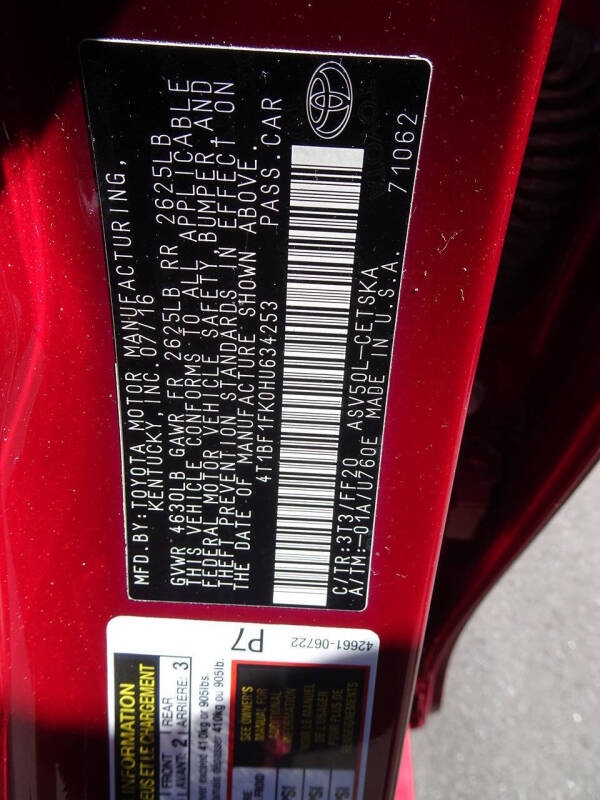 2017 Toyota Camry LE